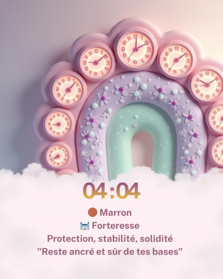 Comprendre l'heure Miroir 04h04