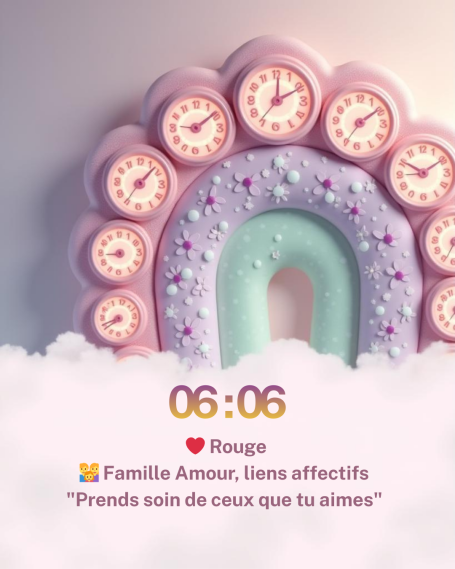 Comprendre l'heure miroir 06h06